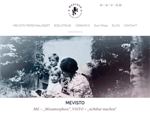 Tablet Screenshot of mevisto.com